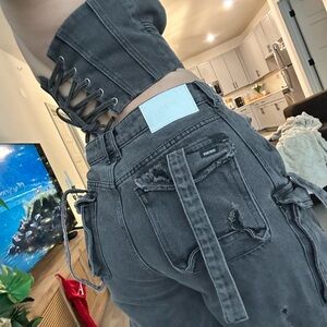 Stylish Women's Black Cargo Pants